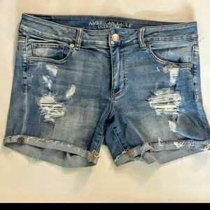 American Eagle Midi Jean Shorts